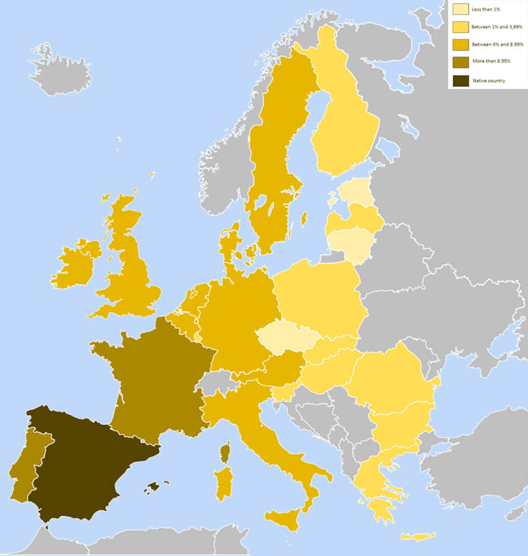 spanish speaking countries in europe