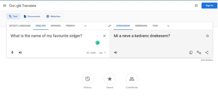 Guess the Song: Google Translate Edition, Games